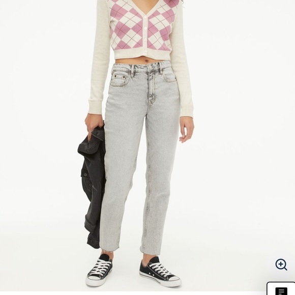 Aeropostale Denim - Aeropostale Gray Mom Jeans 10R